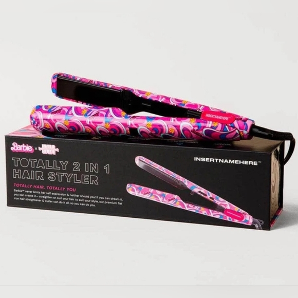 Inh X Barbie Totally 2 In 1 Curler + Straightener